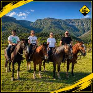 Cavalgada com Vista para os Canyons